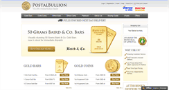 Desktop Screenshot of postalbullion.com